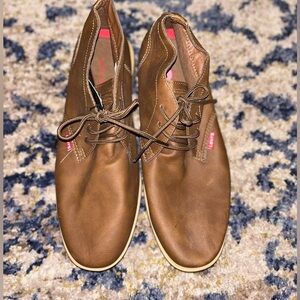 Levi's Brown Leather Men's Shoes
